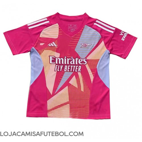 Camisa de Futebol Arsenal Goleiro Equipamento Secundário 2024-25 Manga Curta